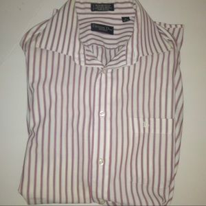 Christian Dior Monsieur Men’s Button Down Long Sleeve Striped Shirt